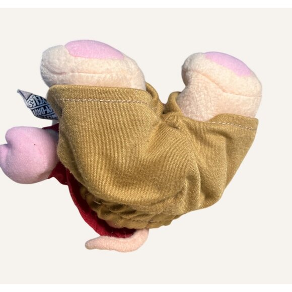 Harley-Davidson Pig Hog Plush Toy With Red Shirt & Bandana - Picture 9 of 13